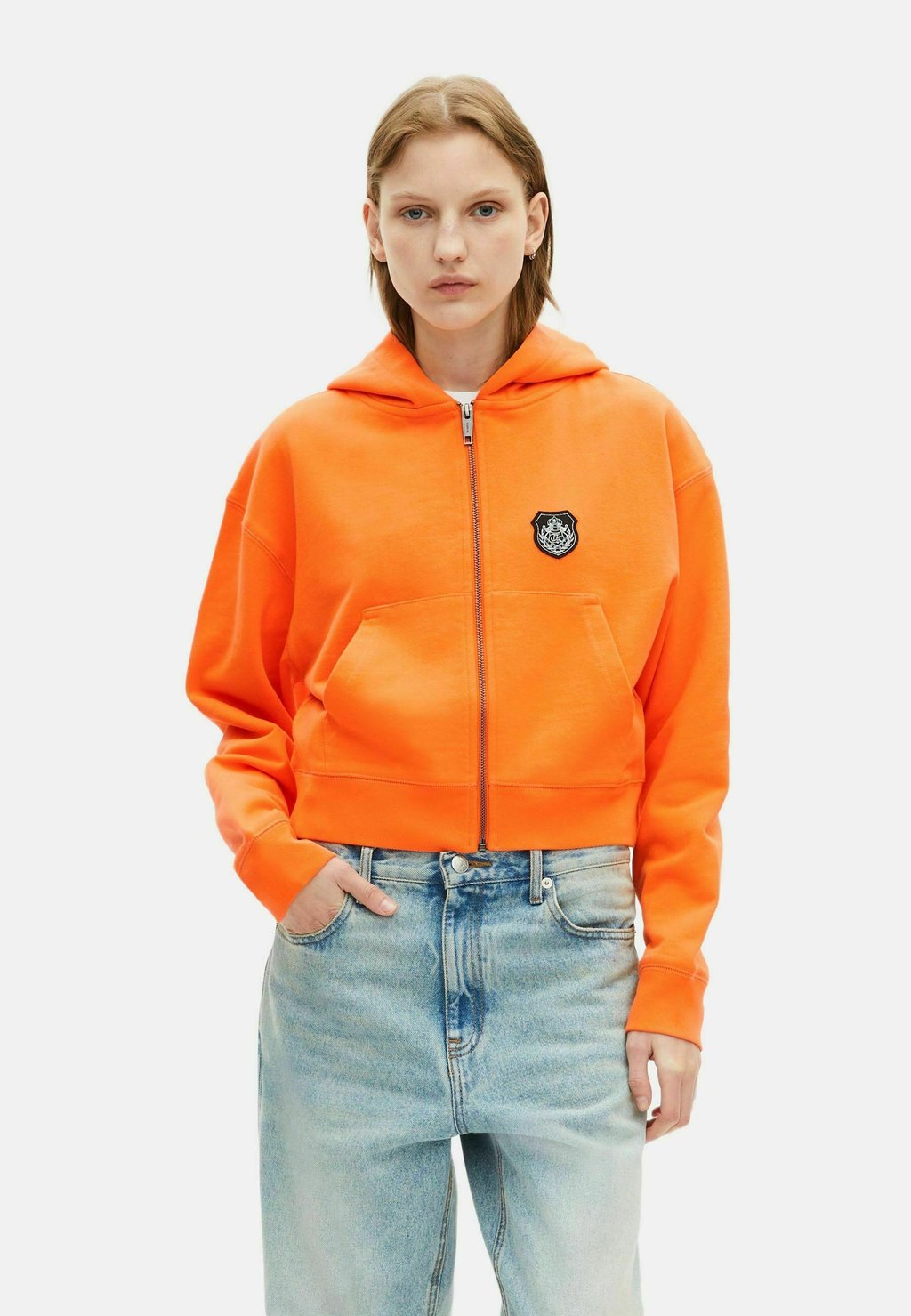 

Толстовка на молнии The Kooples, оранжевый