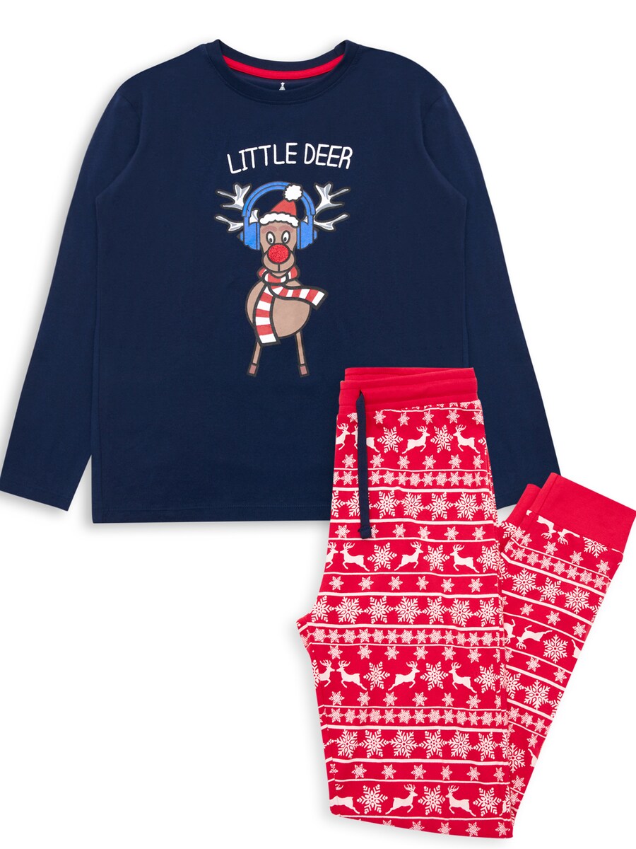 

Пижама Threadbare, цвет Navy/Red