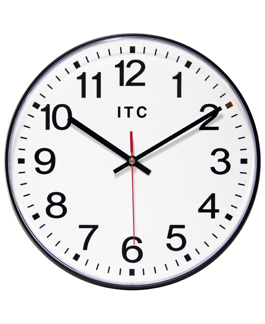 

Круглые настенные часы Infinity Instruments, черный, Белый, Круглые настенные часы Infinity Instruments, черный