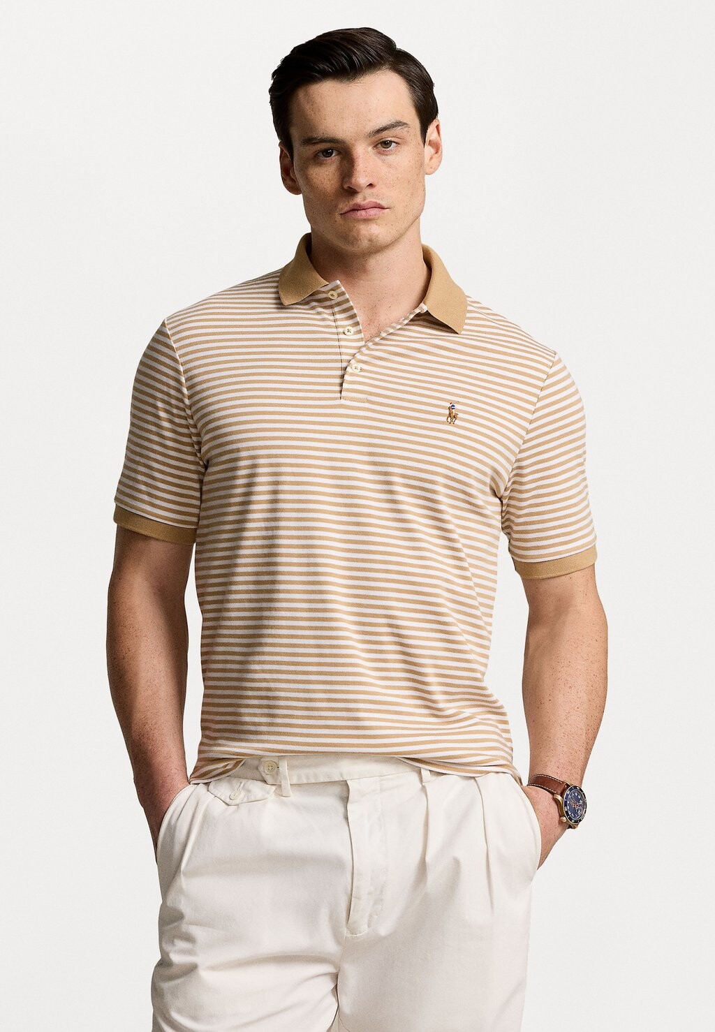 

Рубашка поло CLASSIC FIT SOFT COTTON POLO SHIRT Ralph Lauren, коричневый