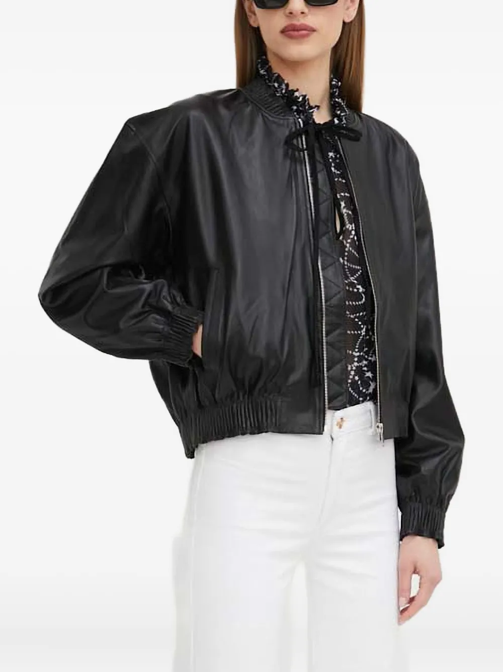 

Блузка Colonia с принтом в виде звезд Silvian Heach, черный