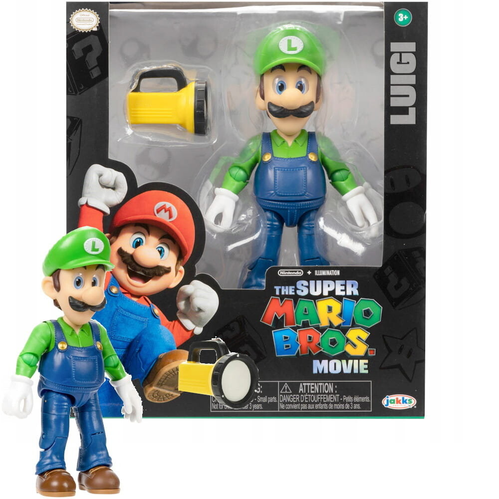

Фигурка Луиджи из фильма Супер Марио, 13 см, Джаккс Jakks Pacific
