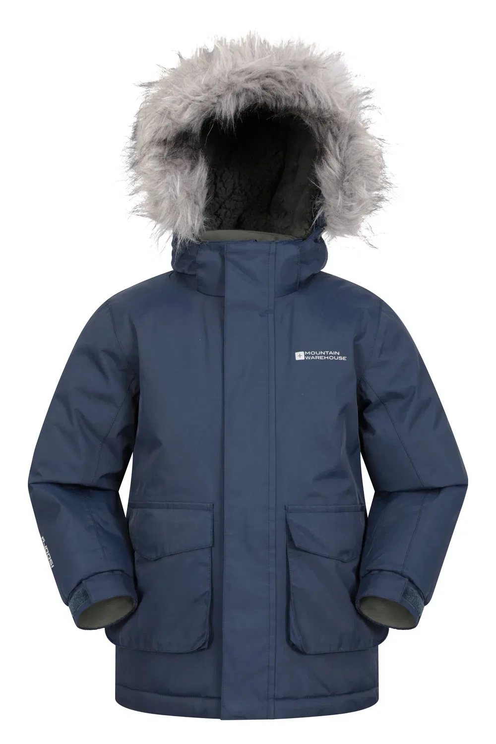 Детская водонепроницаемая куртка-парка Mountain Warehouse, индиго