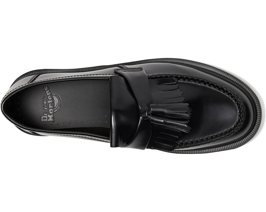 Лоферы Dr. Martens Adrian Smooth Leather Tassel Loafers, цвет Black Polished Smooth — фото 2