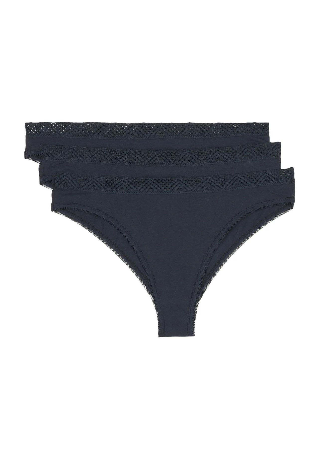 

Набор из 3 женских трусов с кружевной отделкой Marc O'Polo, цвет 0003 Dark Navy