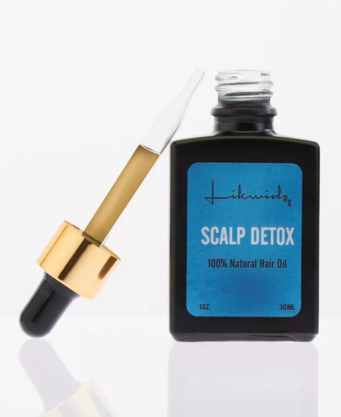 

100% натуральное масло для волос The Scalp Detox, 1 унция Likwid Rx, цвет Light Blue
