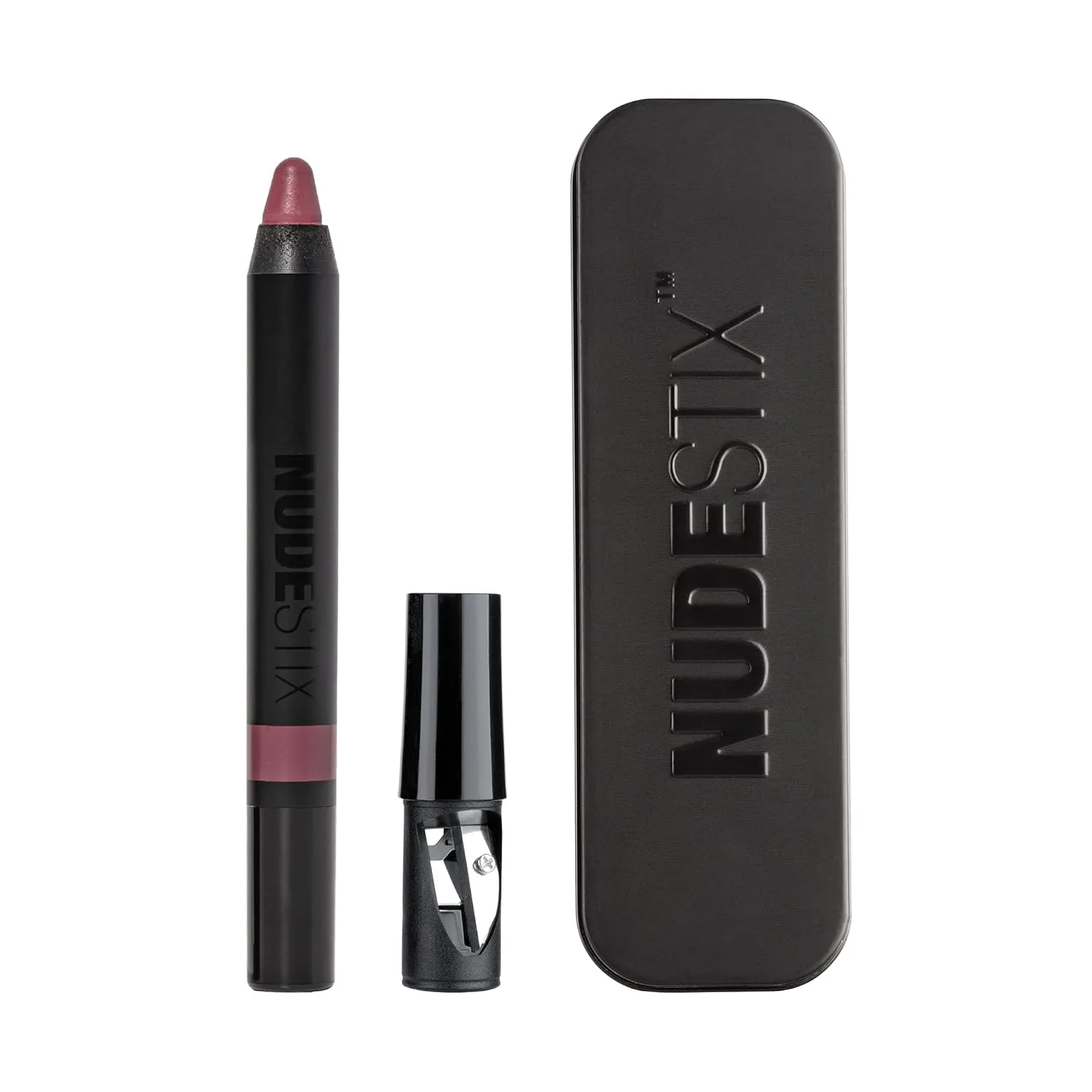 Nudestix Intense Matte Lip + Cheek Pencil - 3-в-1 стойкая матовая помада, карандаш для губ и румяна | Водостойкий, веганский, без консервантов, sunkissed pink