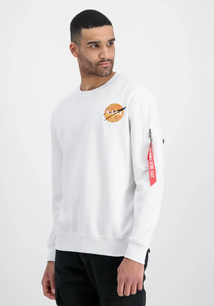 

Свитер Alpha Industries " Alpha Industries Мужчины - Толстовки Свитер NASA Davinci ", белый