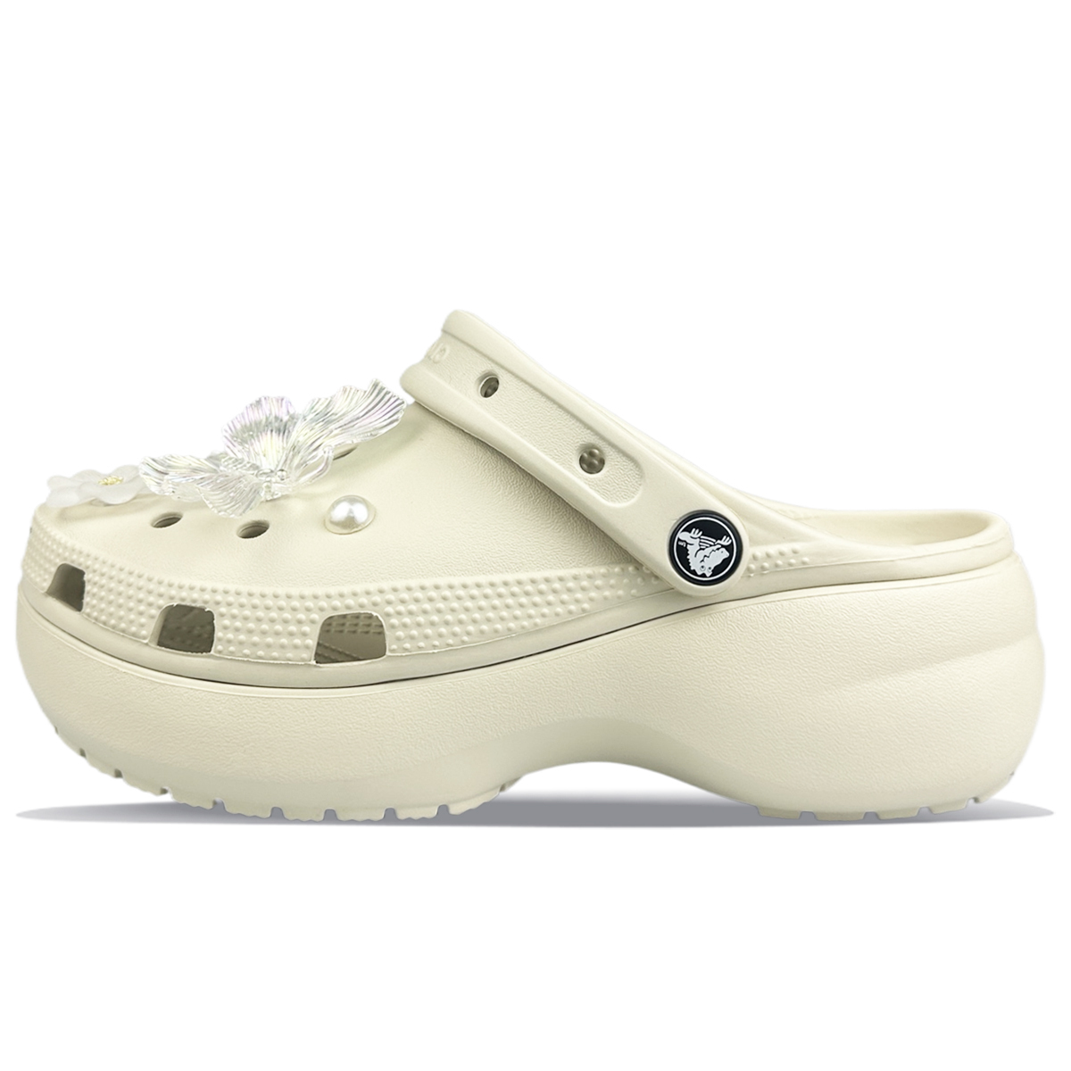 Crocs Классические платформенные клоги женские белые, цвет White