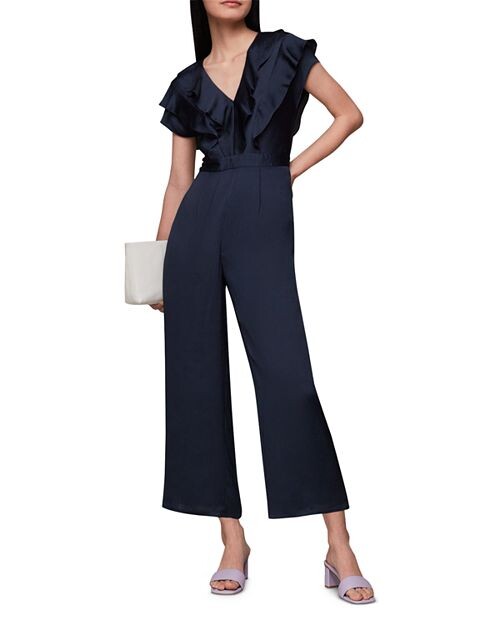 

Комбинезон Adeline с рюшами Whistles, цвет Blue