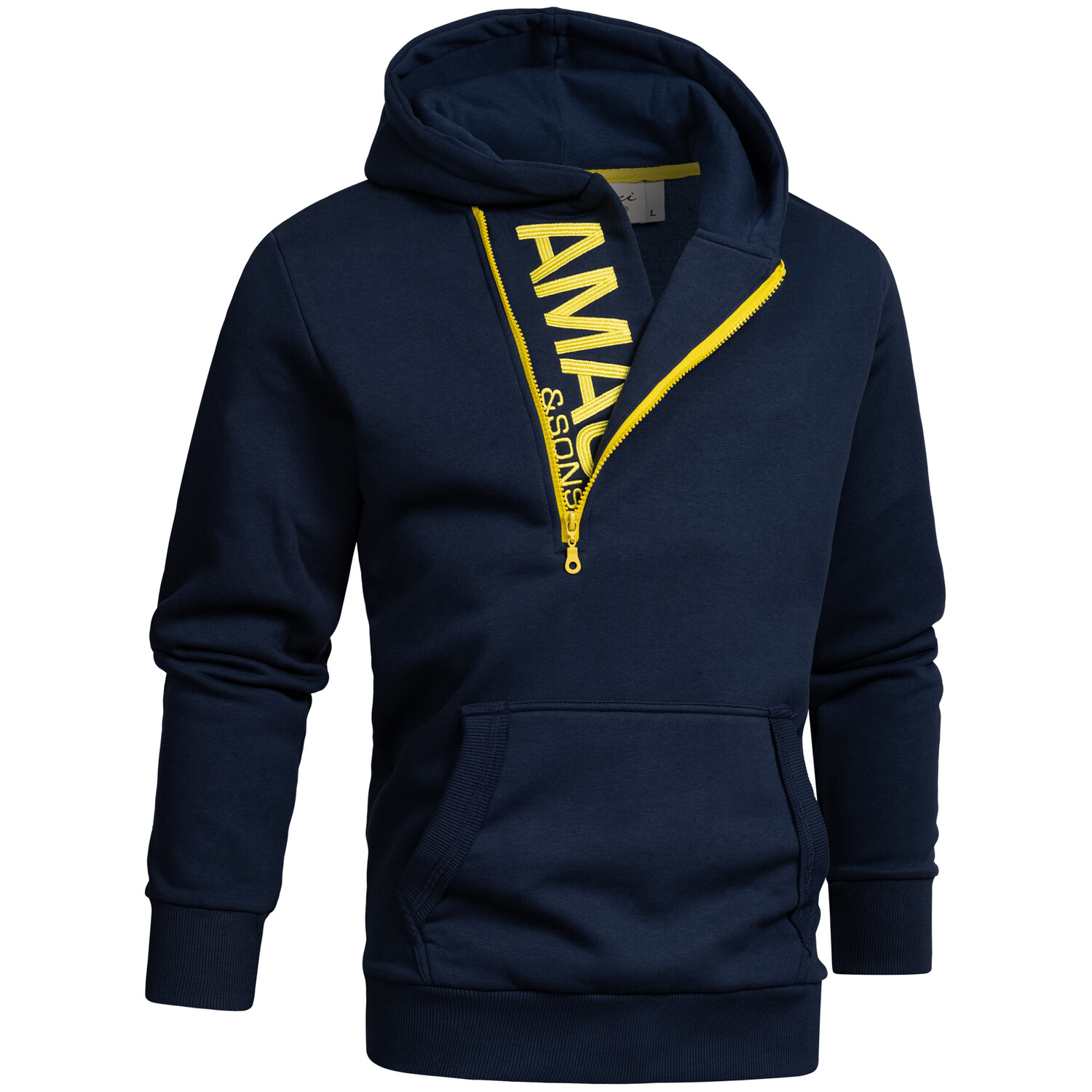 

Толстовка Amaci&Sons Kapuzenpullover HUNTSVILLE, цвет Navyblau/Gelb