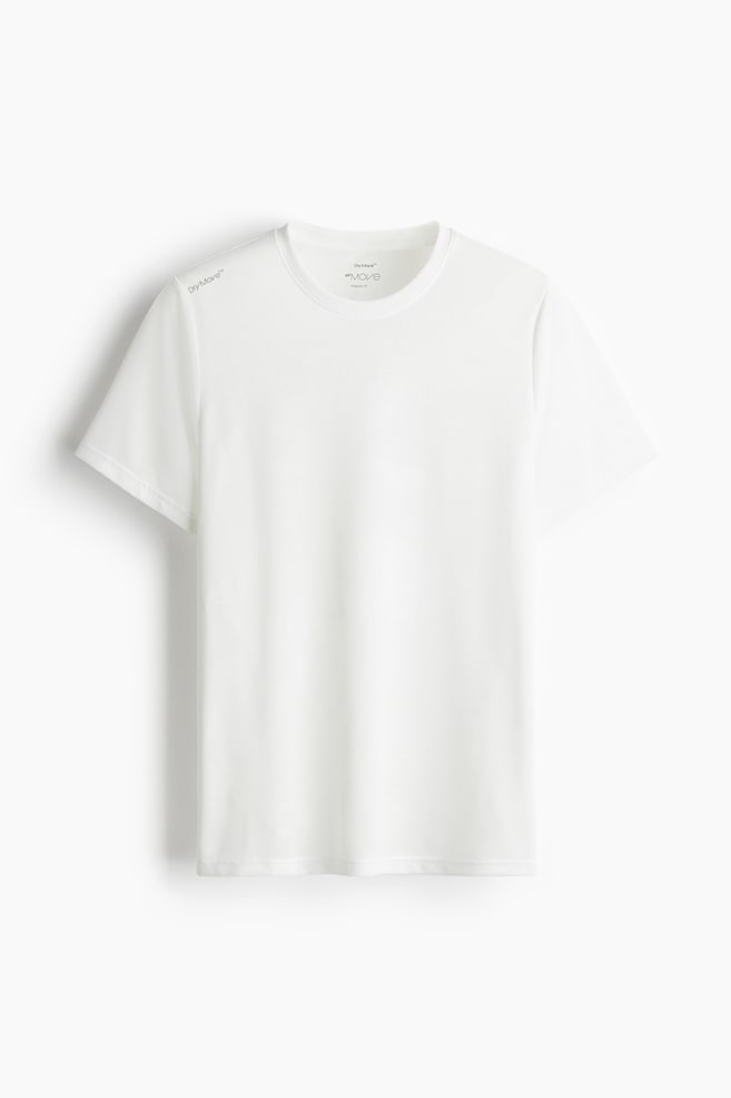 

Спортивная рубашка с драйвом, стандартного кроя H&M, белый