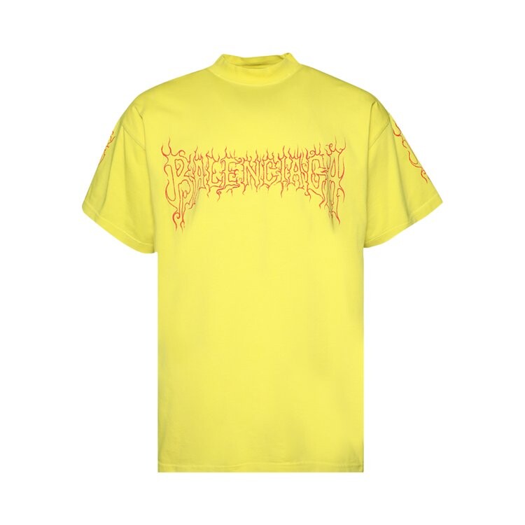 

Футболка Balenciaga Oversized T-Shirt, цвет Yellow/Red