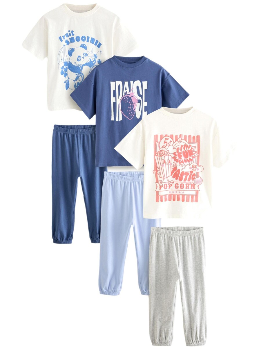 

Пижама Next, цвет marine blue/Light blue/White