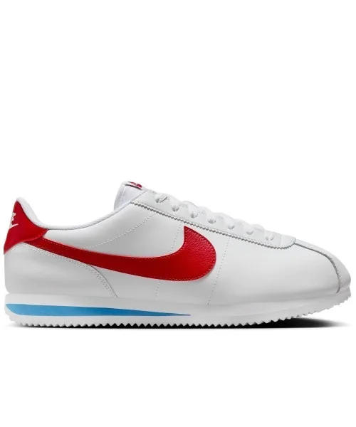 Мужские кроссовки NIKE Cortez Leather для комфорта и стиля белые — фото 4