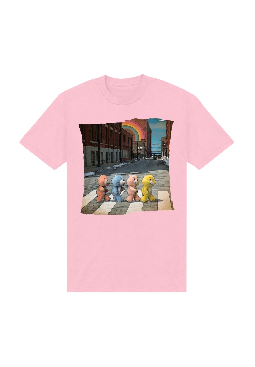 

Футболка с принтом CARE BEARS ZEBRA CROSSING Henry Tiger, розовый