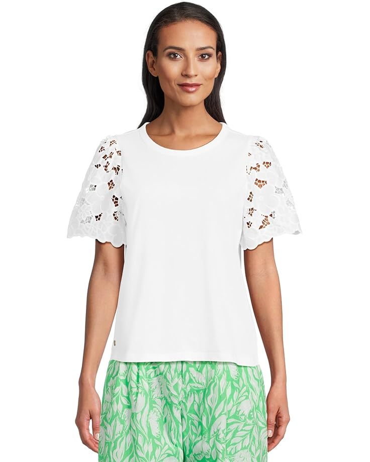 

Топ Lilly Pulitzer Sebene Knit Top, цвет Resort White
