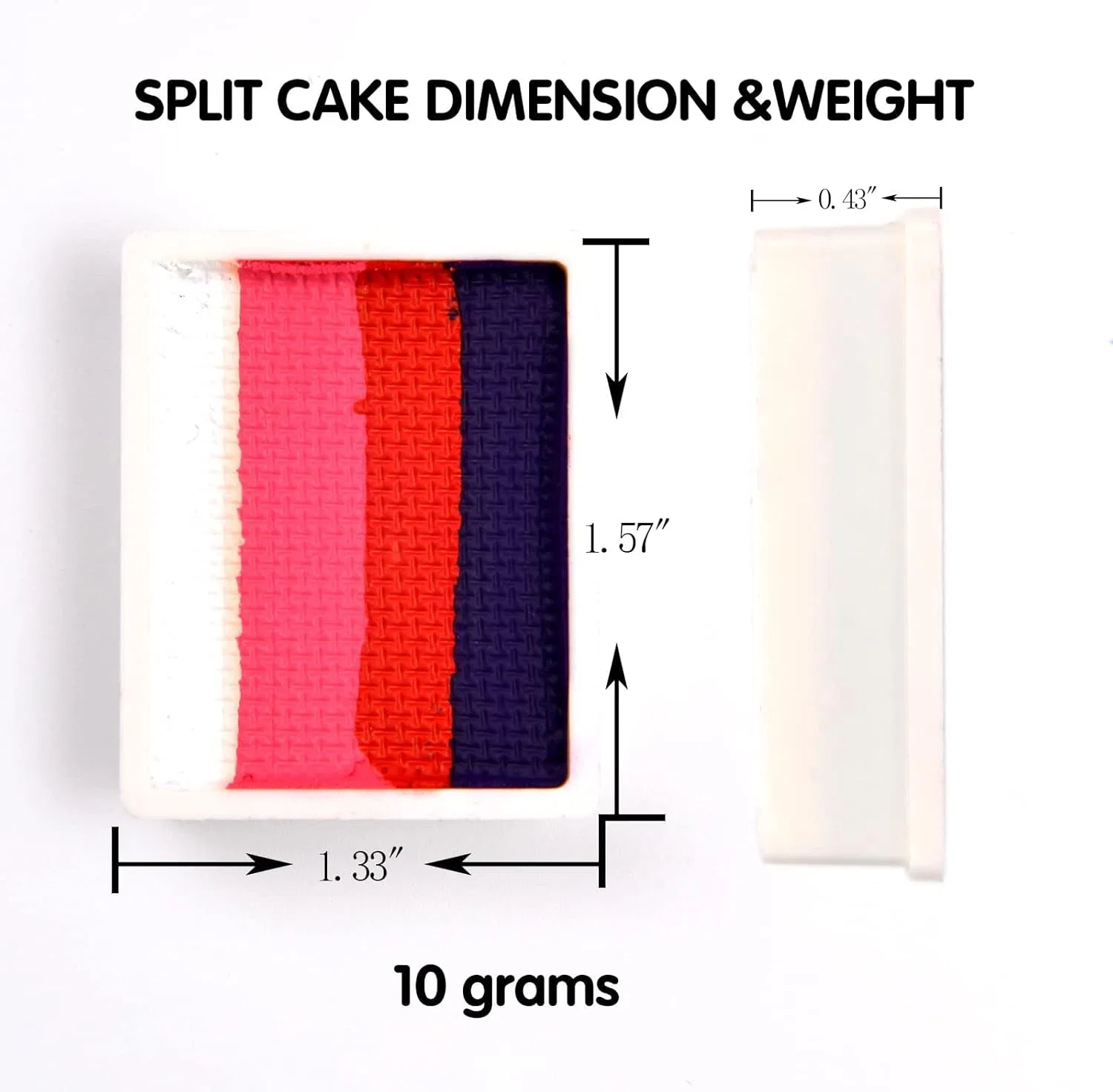 Краска для лица и тела Bvendano Split Cake Palette 12 цветов по 10 г — фото 4