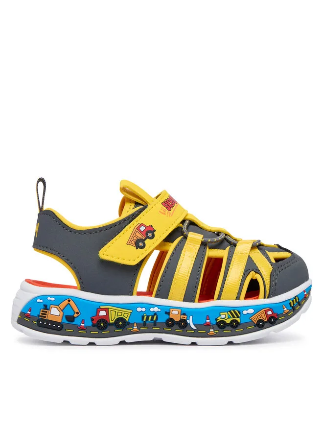 Skechers Детская игровая доска Сандалии Play Scene Splash 407041N/CCYL, разноцветная