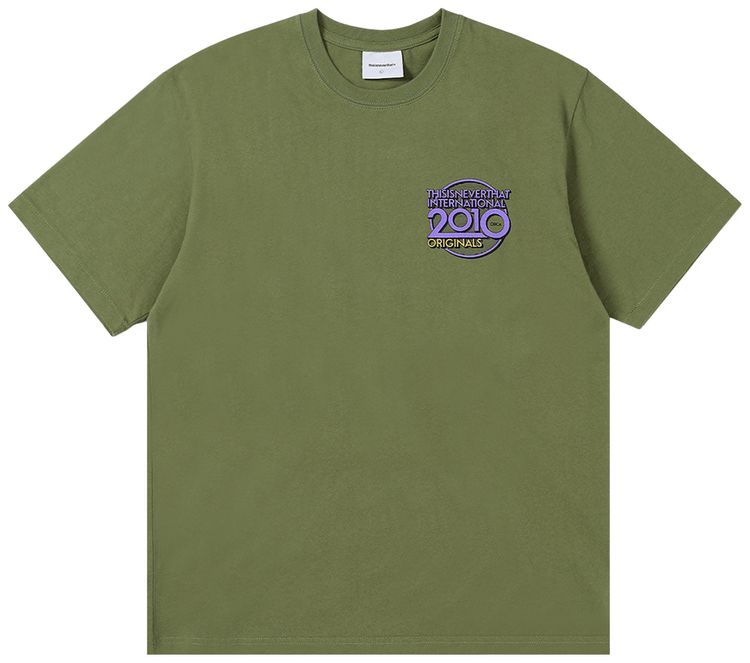 

Футболка thisisneverthat 2010 Originals Tee 'Moss Green', зеленый
