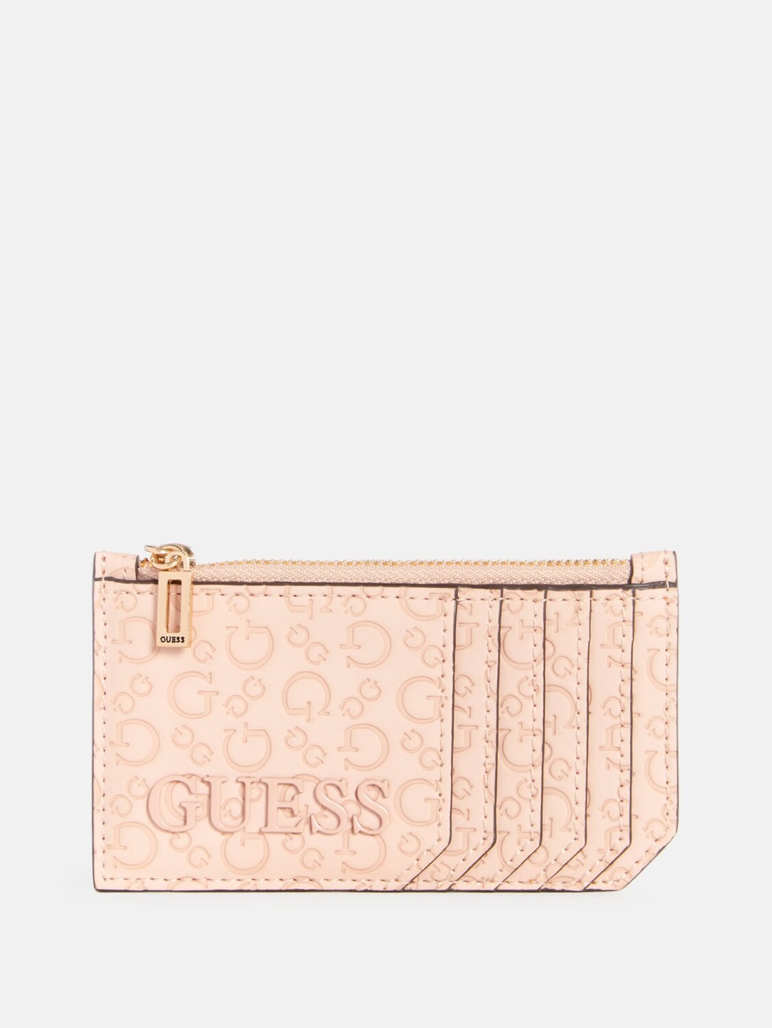 

Чехол для карточек с тисненым логотипом Bowie Guess Factory, цвет Blush