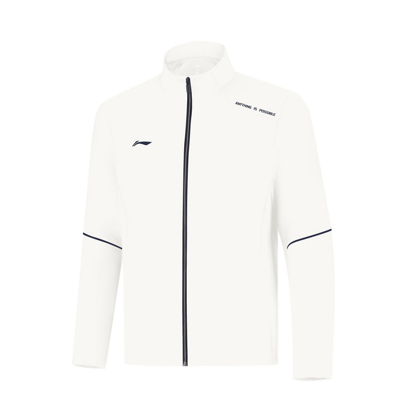 

Толстовки Li Ning, унисекс, цвет слоновой кости, воротник-стойка, средний размер, стандартный размер