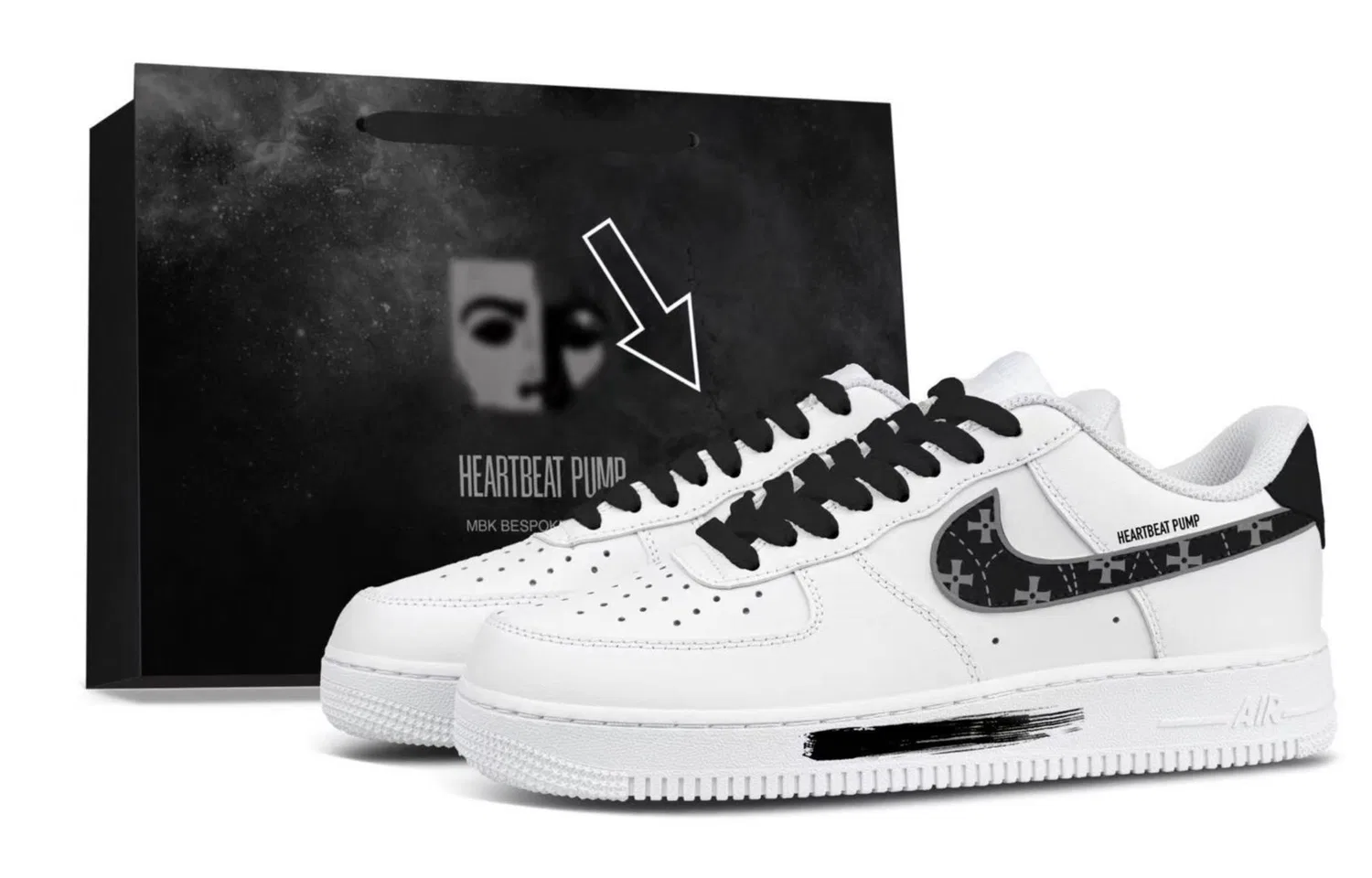 Кроссовки кожаные Nike Air Force 1 07 White