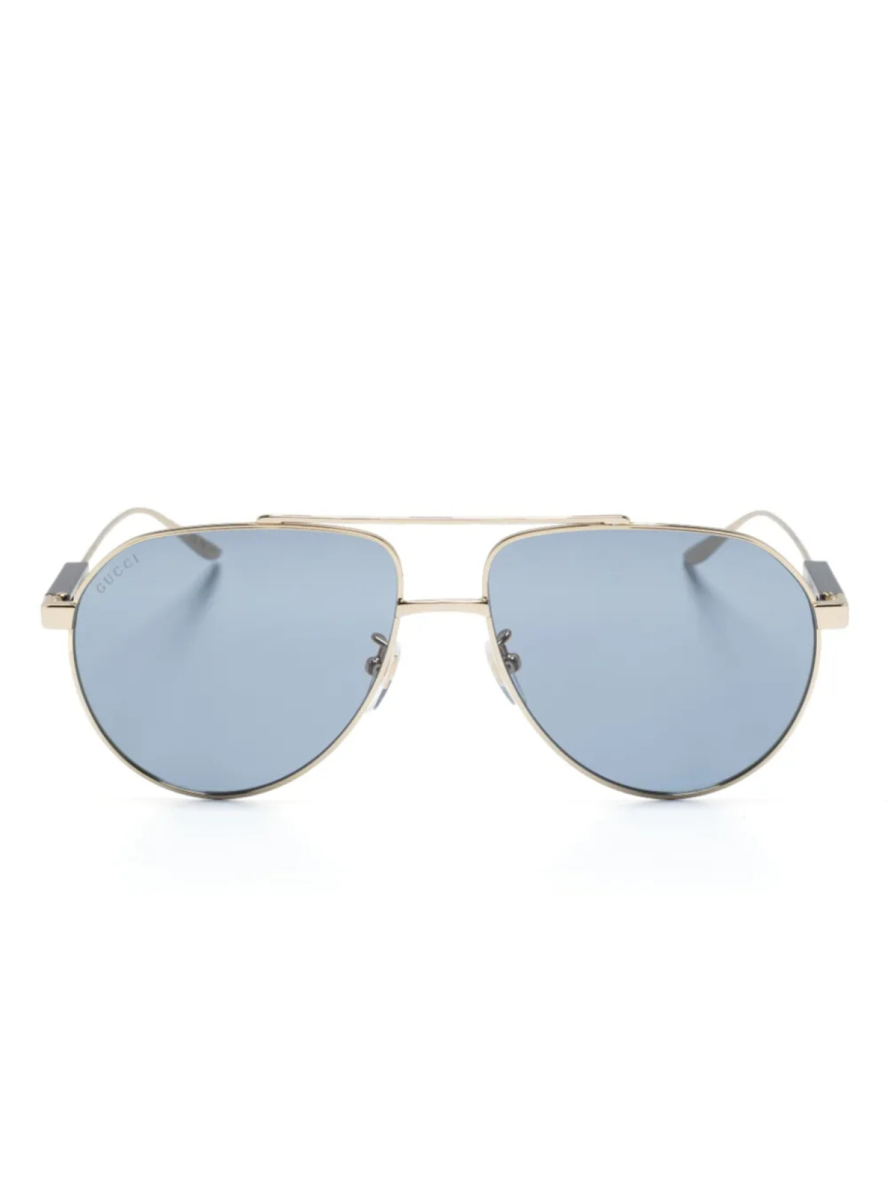 

Солнцезащитные очки-пилоты с логотипом Gucci Eyewear, золотой