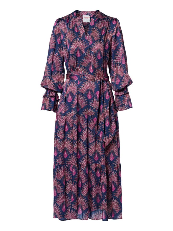 

Платье до колена Mart Visser, цвет caroline tensen taby-print-kleid blau/rosa
