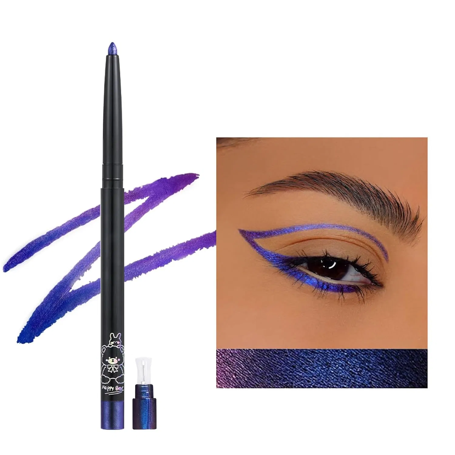 Синий карандаш-хамелеон для глаз «Chameleon Eyeliner Pen» от Erinde Erinde, #08