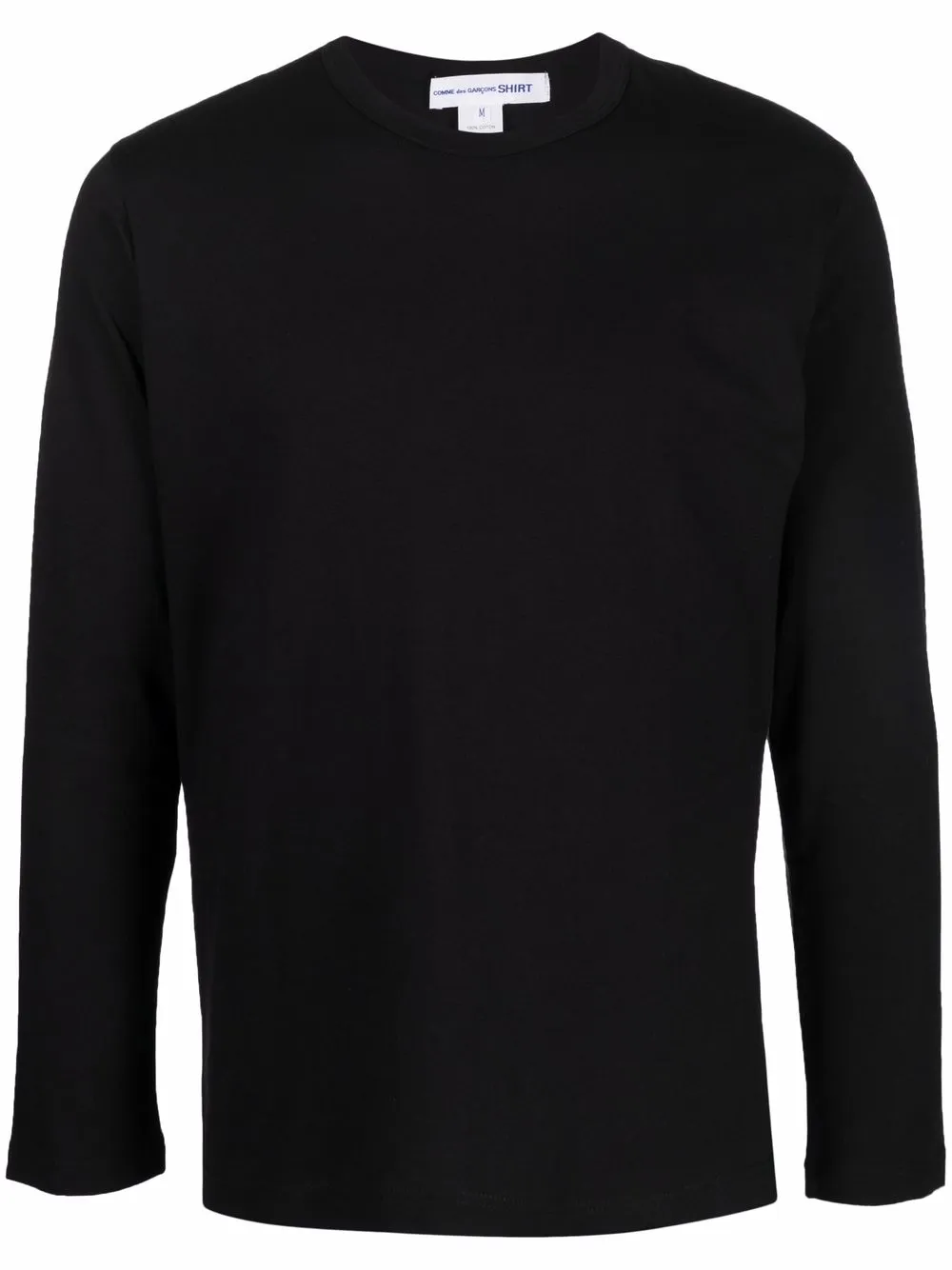 

Футболка с длинными рукавами и логотипом COMME DES GARCONS, черный
