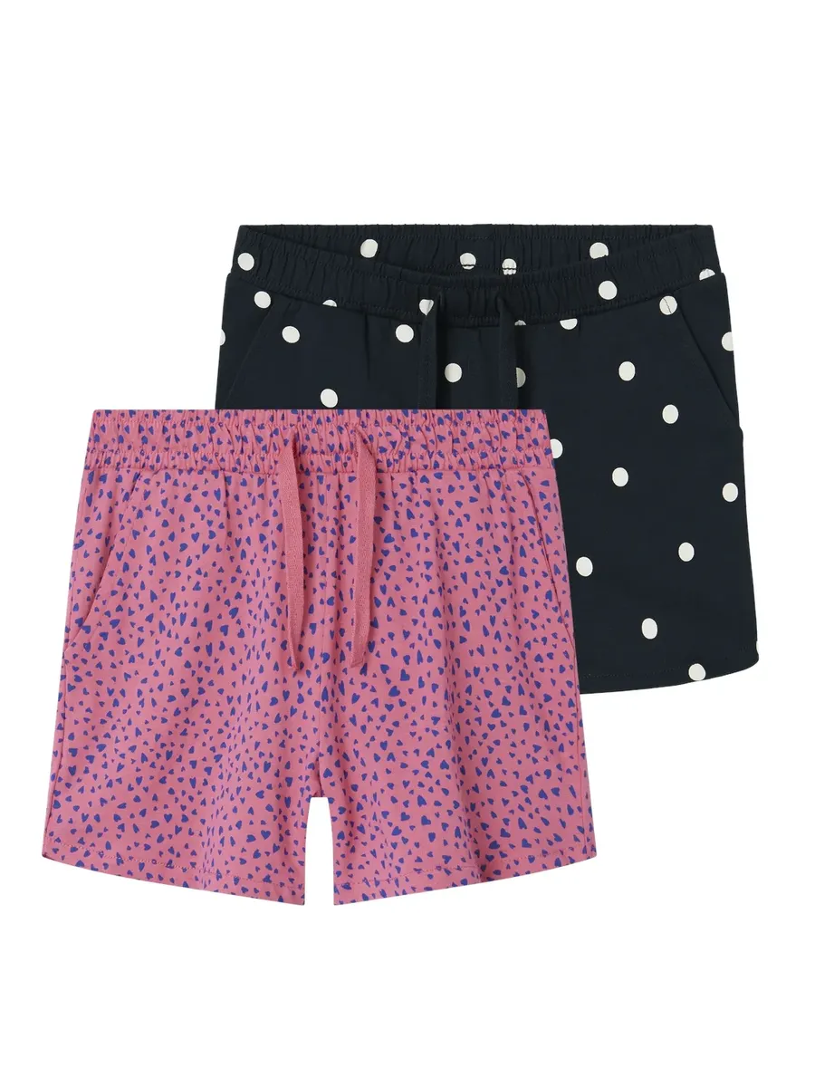 

Шорты Name It "NKFVIGGA 2P SHORTS NOOS" (упаковка, 2 шт.), цвет Camellia Rose