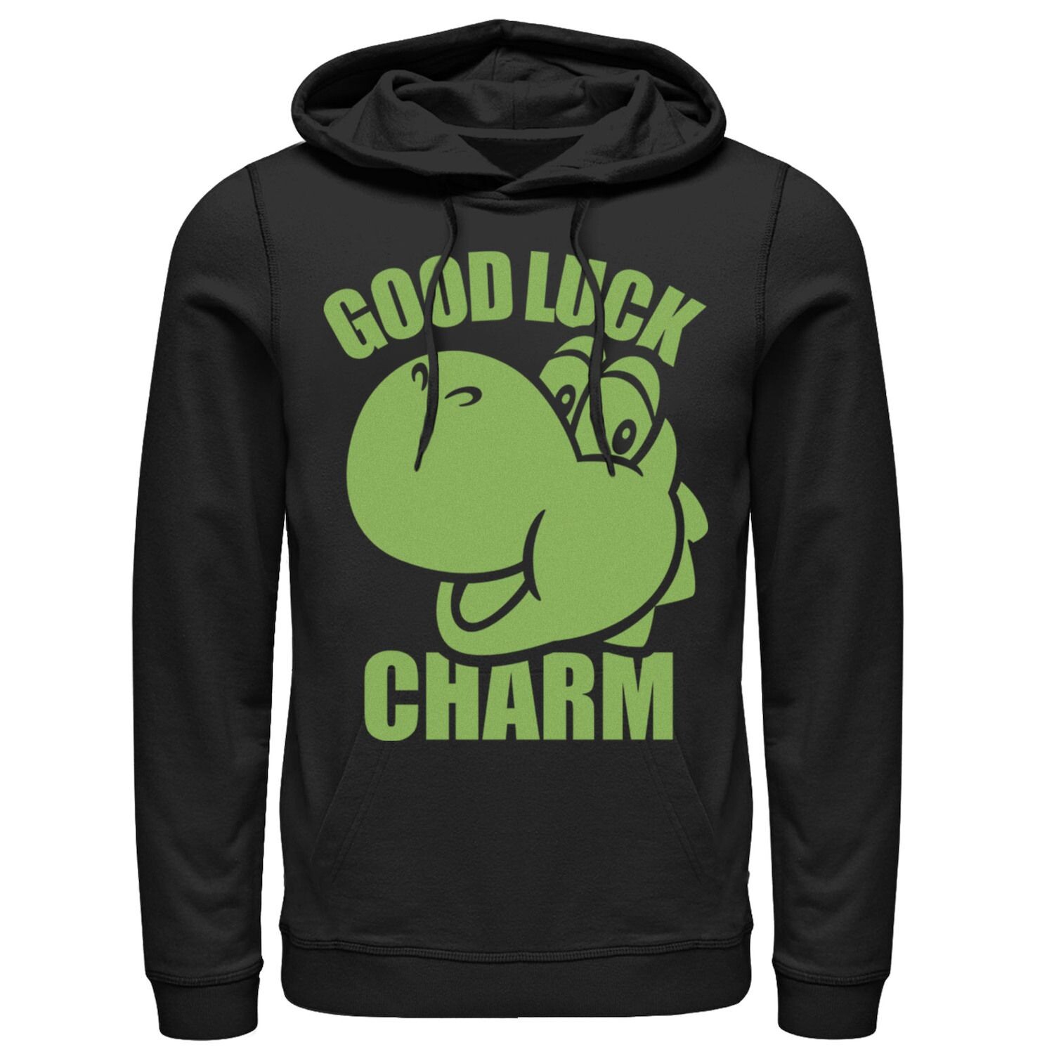 

Мужская толстовка с капюшоном Yoshi "Good Luck Charm" Nintendo Super Mario Bros. St. Патрика Licensed Character