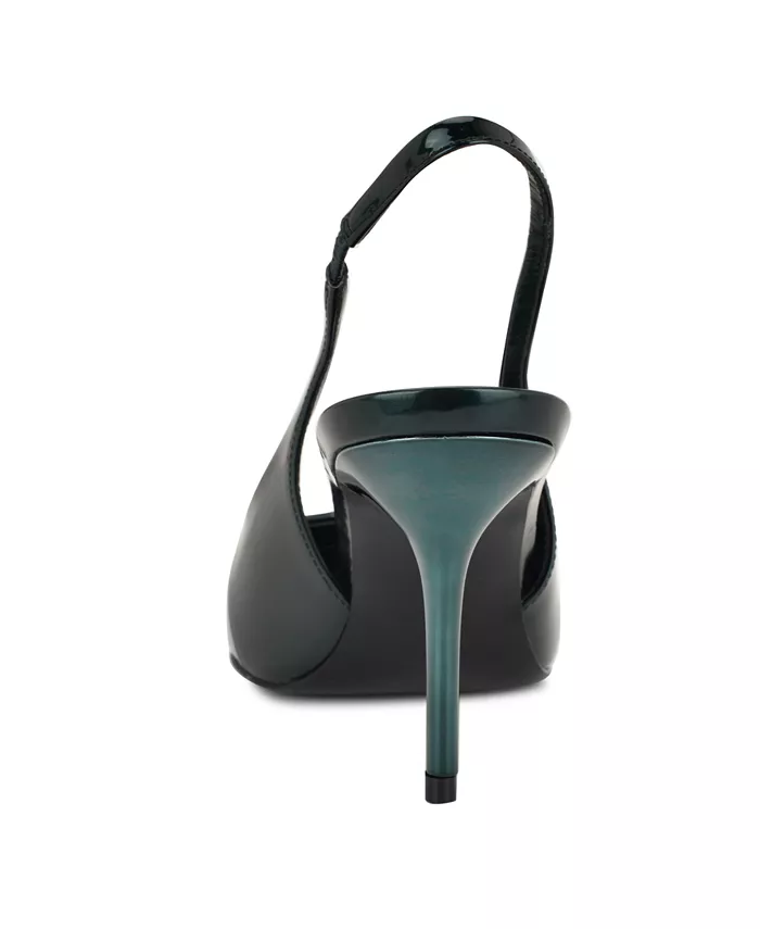 Женские туфли-лодочки Palomma Slingback Stiletto Nine West, синий — фото 3