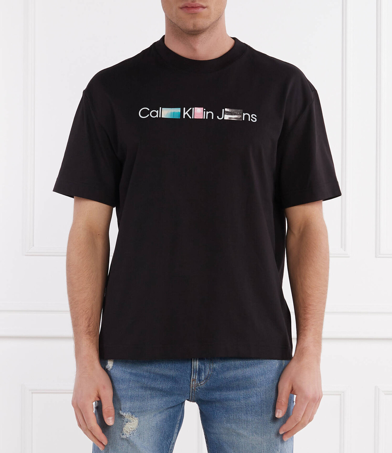 

Футболка CALVIN KLEIN JEANS PHOTOPRINT INSTITUTIONAL Relaxed fit, черный