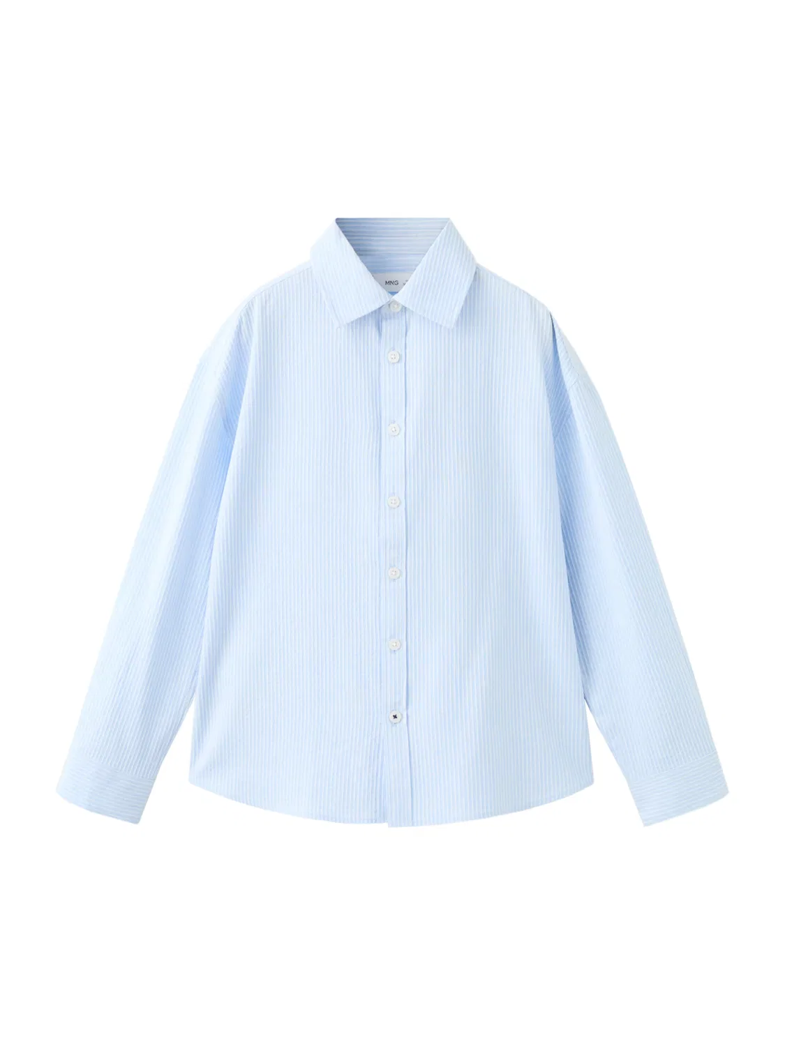 Рубашка на пуговицах стандартного кроя 'SICILIA' Mango Kids, Light Blue