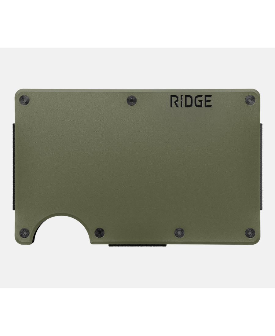 

Кошелек RIDGE - Матовый оливковый - Ремешок для наличных The Ridge, Matte olive