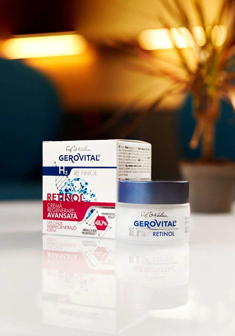Крем для лица Gerovital — Дневной с ретинолом Gelobital H3 Retinol Advanced Regenerie Cream, 50 мл — фото 4