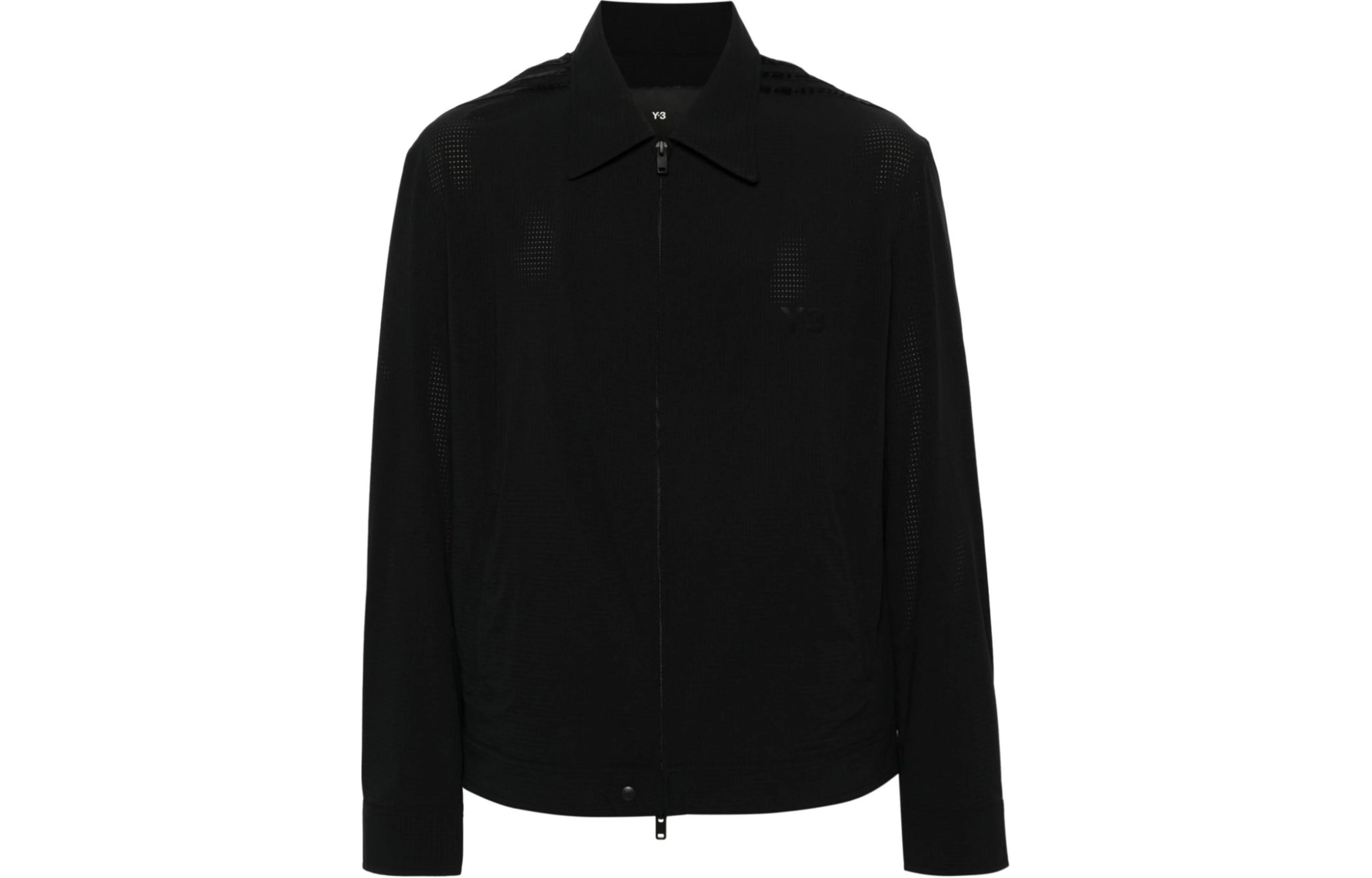

Y-3 Куртка с панелями и принтом логотипа, Black