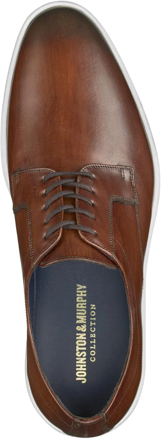 

Туфли Johnston & Murphy Bolivar с гладким носком и шнуровкой, повседневные и деловые, коричневый