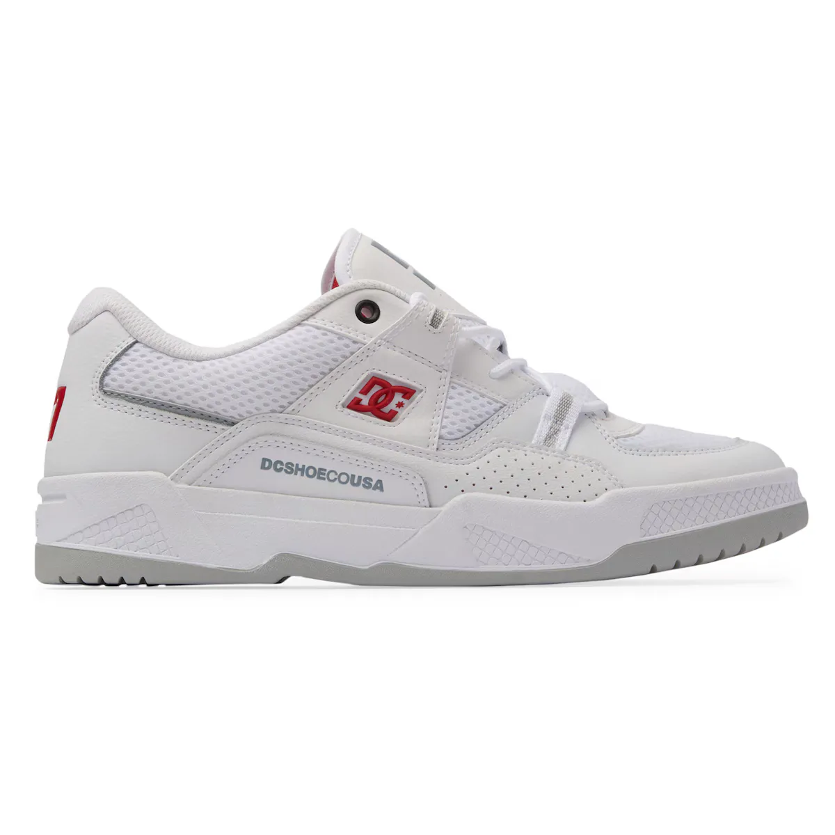

Кроссовки мужские DC Shoes Construct, белый/красный