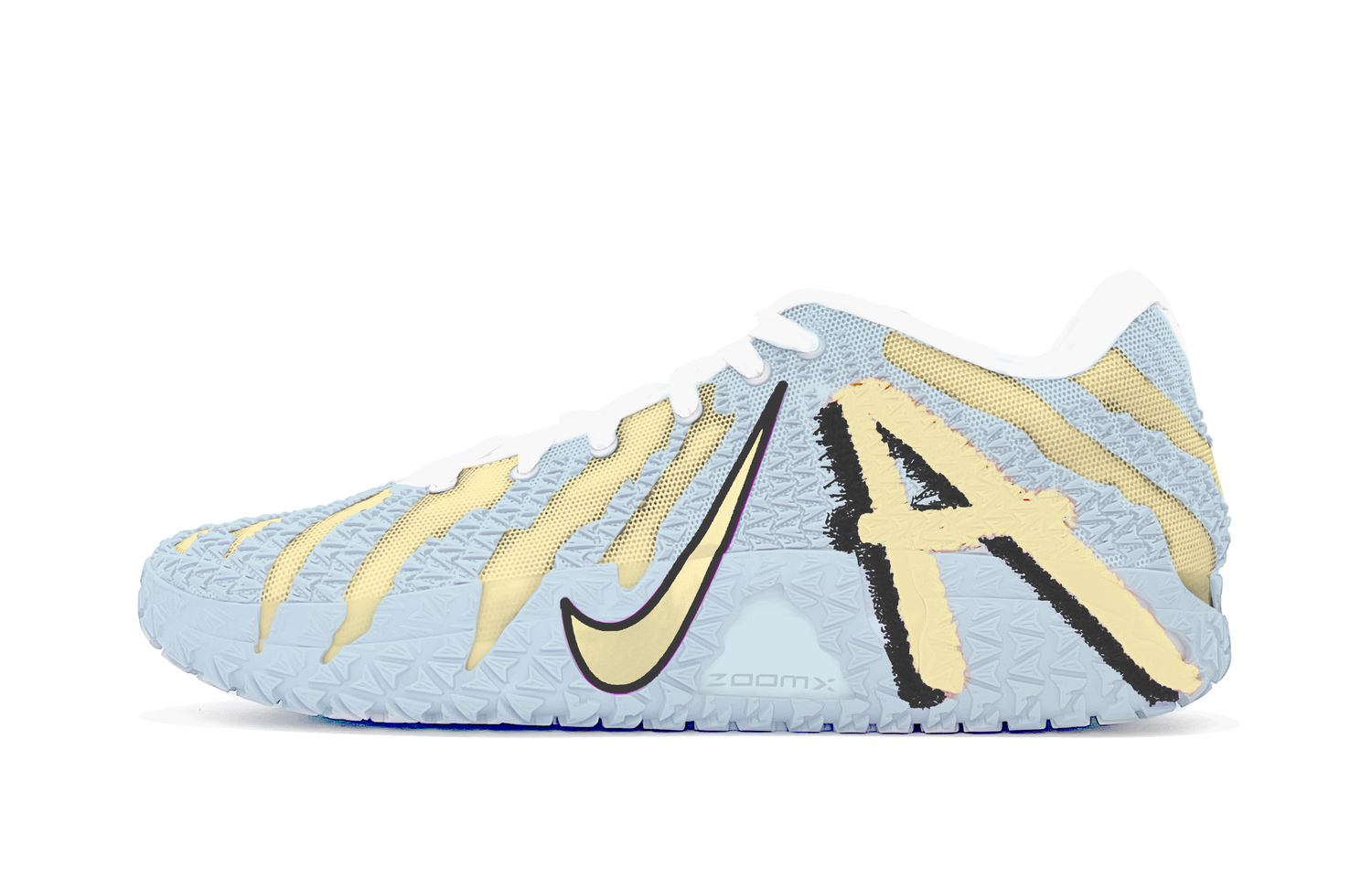 

Nike Кроссовки баскетбольные Ja Morant 3 Low top Unisex Blue Yellow