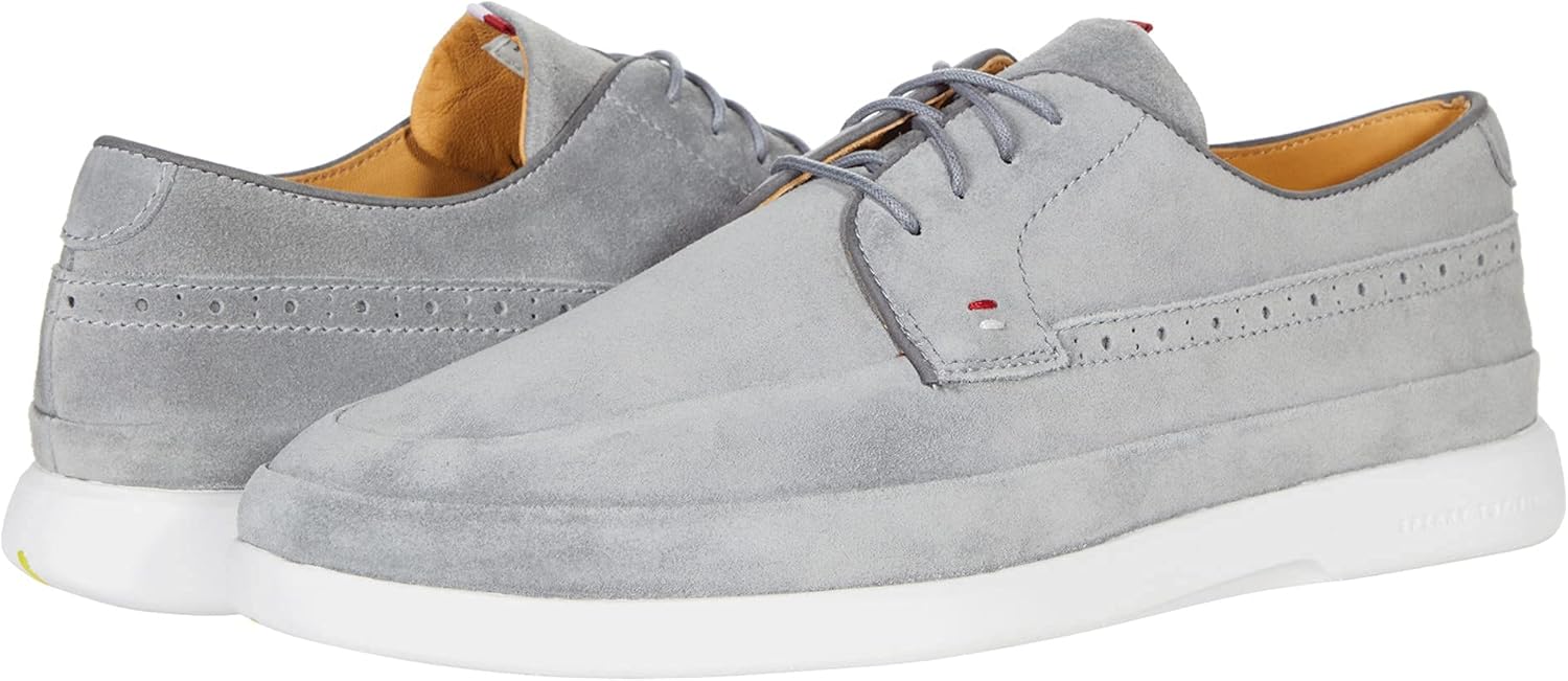 Мужские кожаные оксфорды Sperry Gold Plushwave Cabo с 4 отверстиями, серый — фото 2