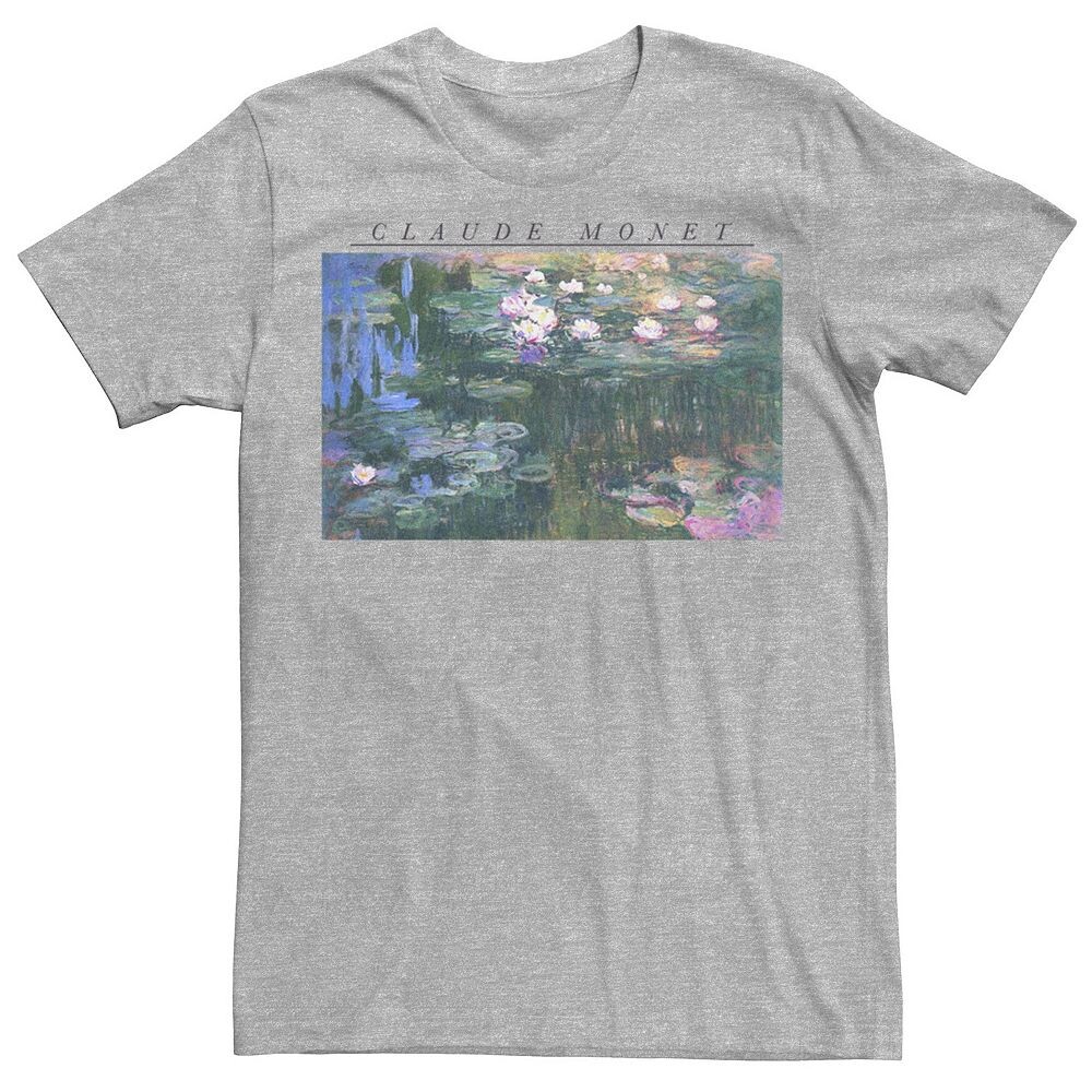 

Мужская футболка Claude Monet Lily Pad Picture Licensed Character, цвет Athletic Heather