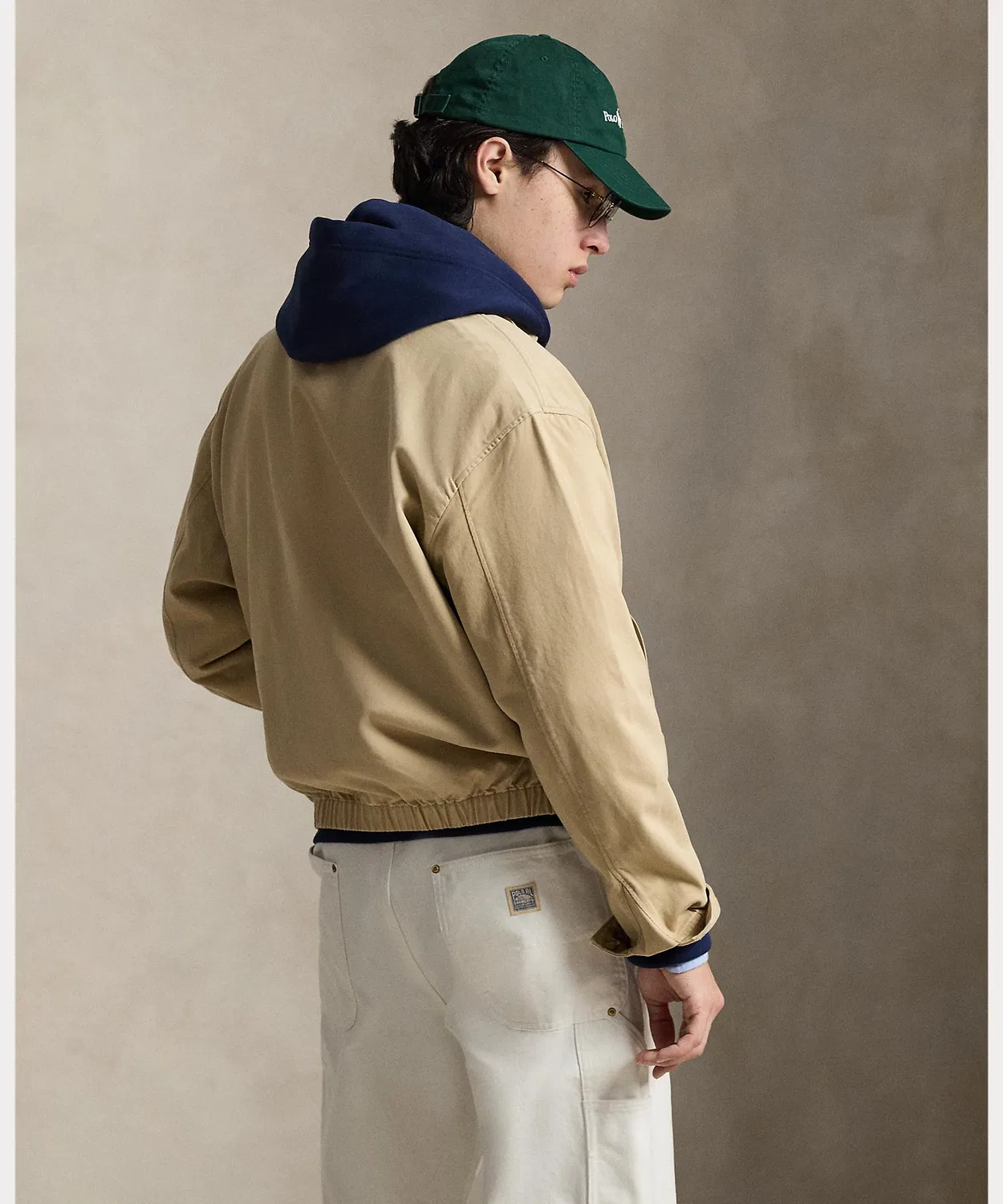 Куртка Big Fit Polo Sport Twill, Ralph Lauren, хлопок, коричневая — фото 4