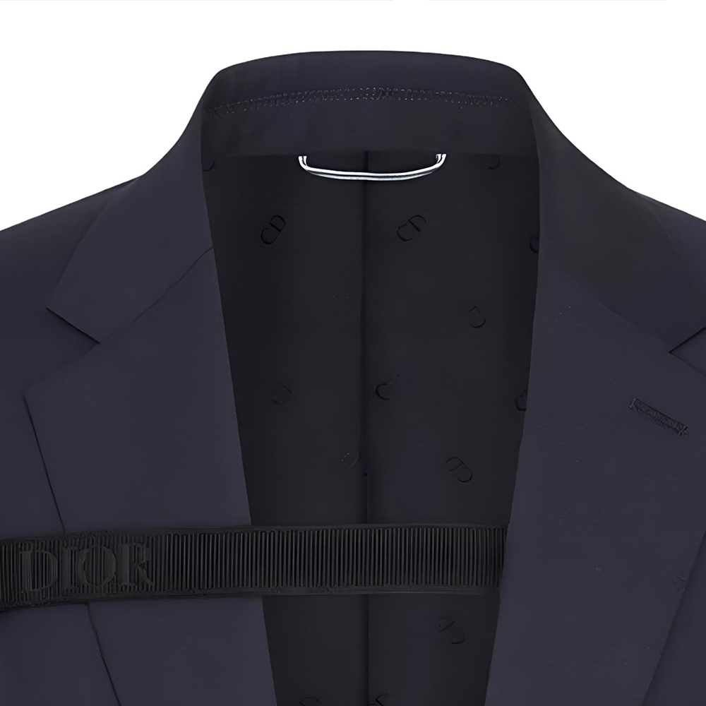 Костюм деловой мужской DIOR, темно-синий — фото 3