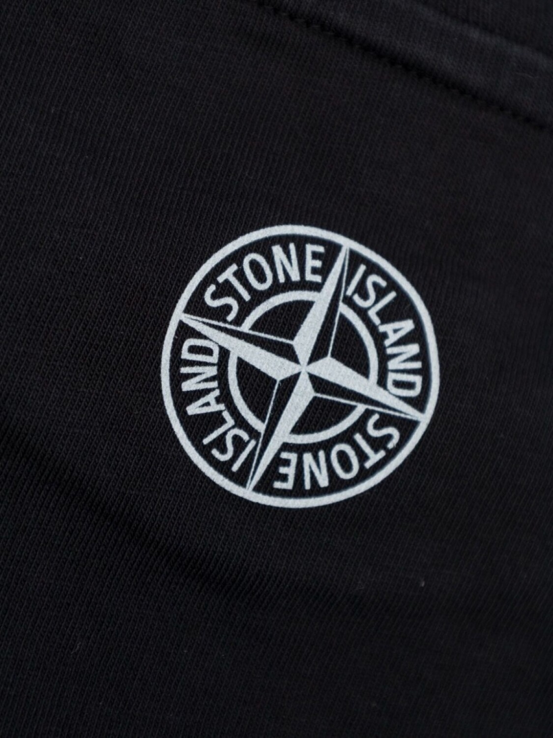 Stone Island Junior футболка из хлопка с принтом «компас», черный — фото 4