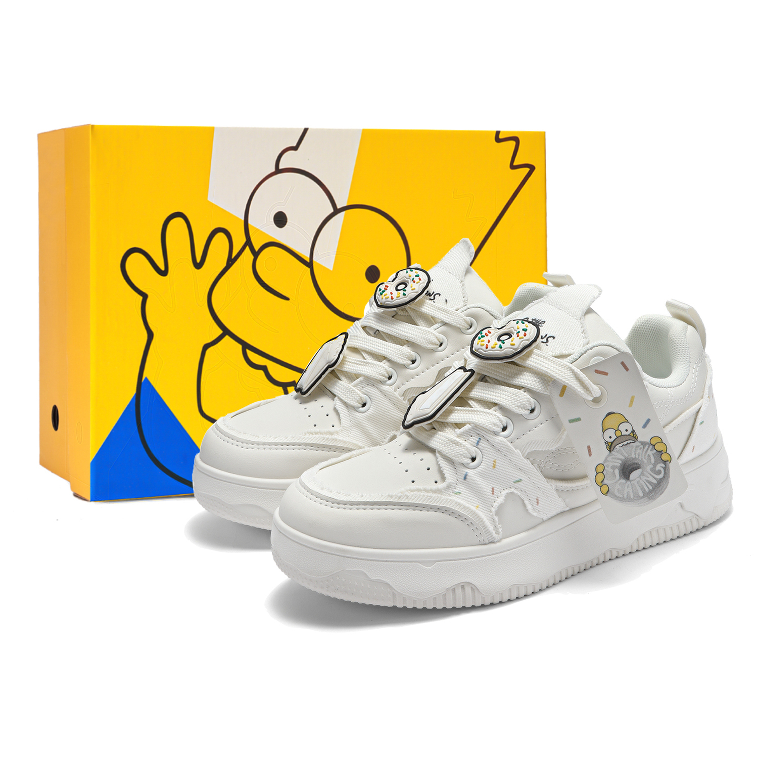 

The Simpsons Высокие низкие кеды унисекс Vanilla Ecru, цвет Vanilla Ecru