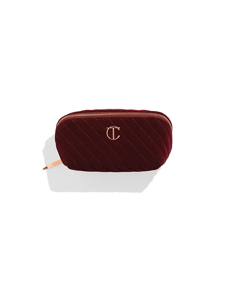 

Бархатная косметичка-органайзер Charlotte Tilbury, средний размер