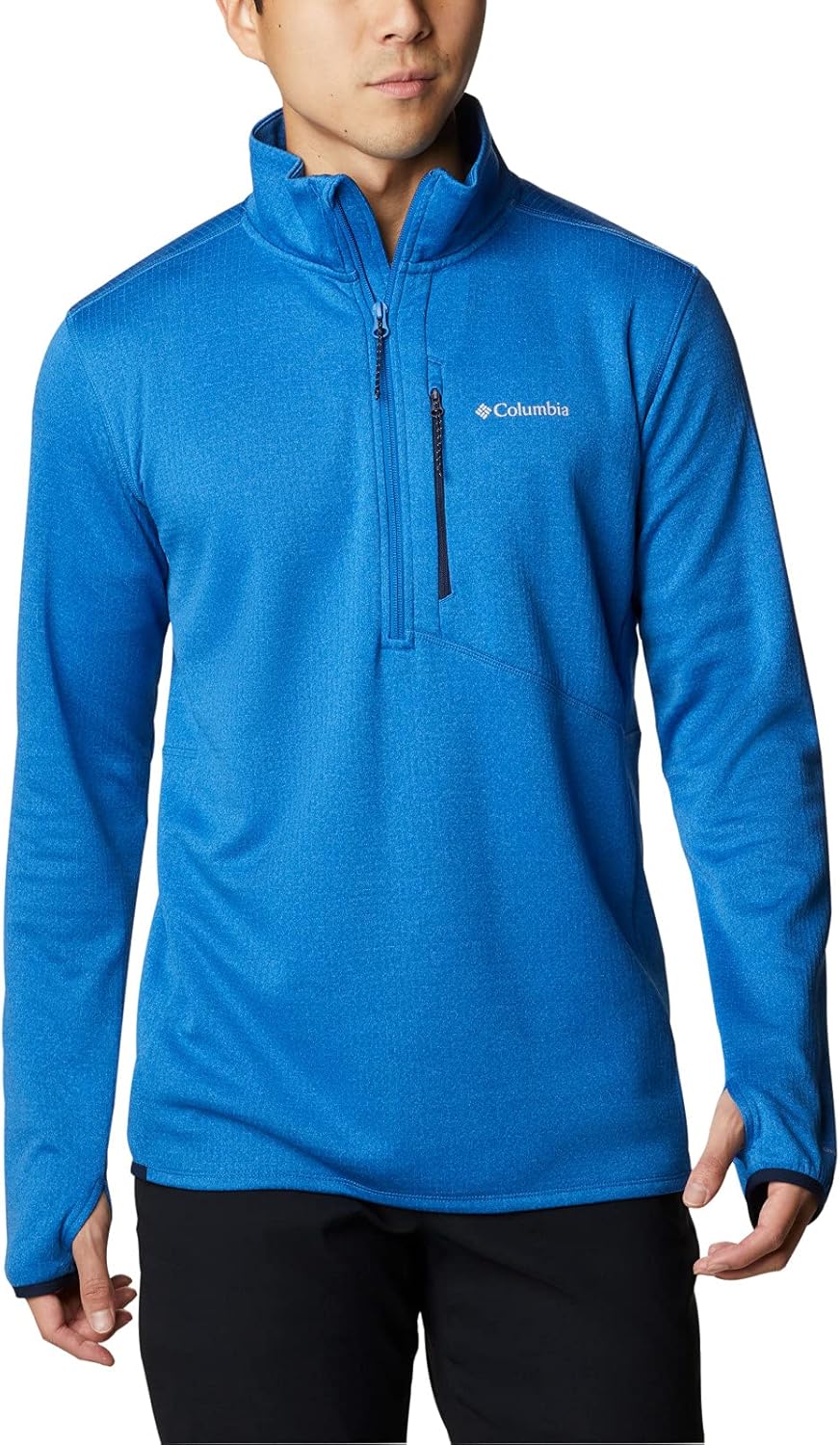 

Columbia мужская куртка Park View Fleece Half Zip, Bright Indigo Heather